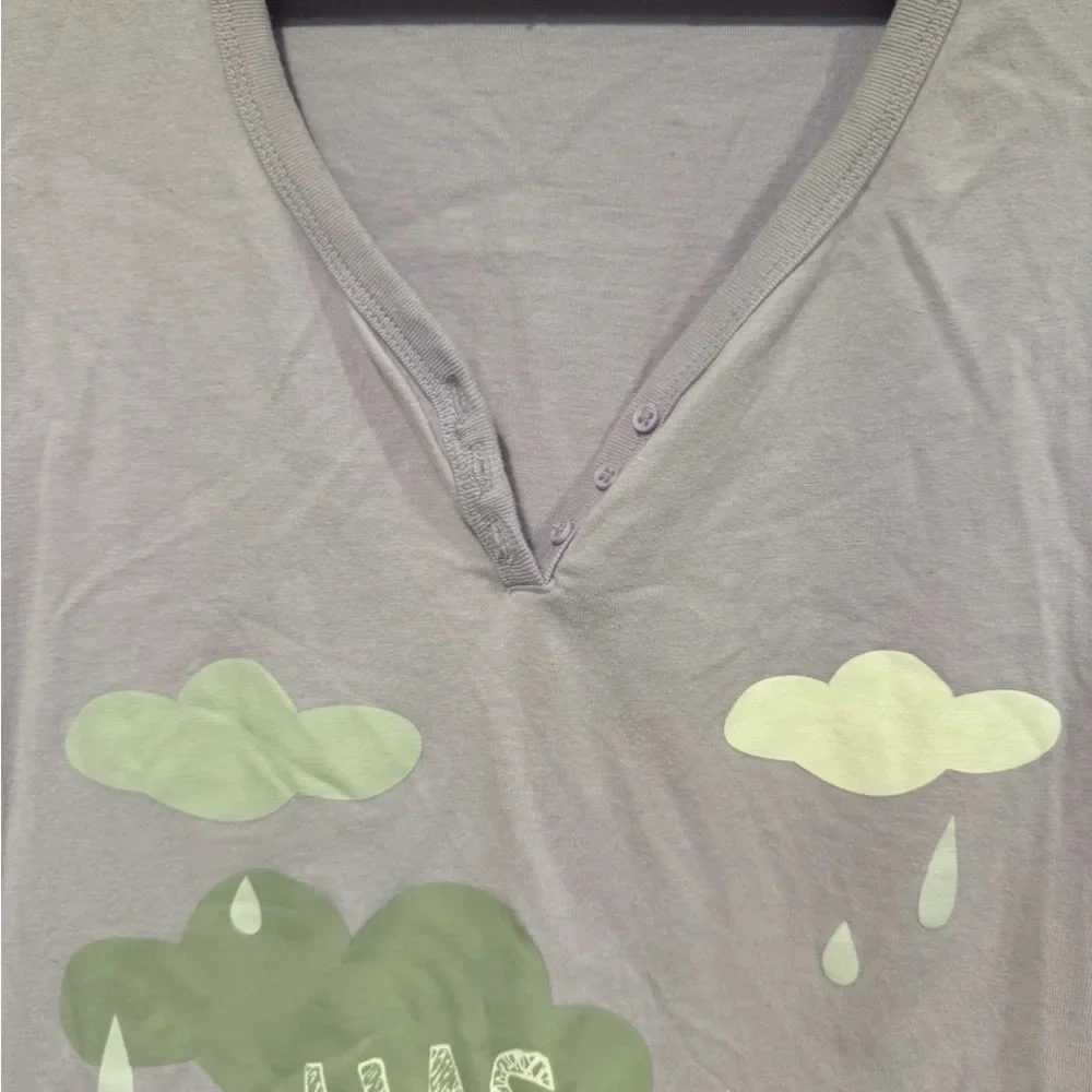 Disney store eeyore Henley‎ night shirt - Picture 2 of 5